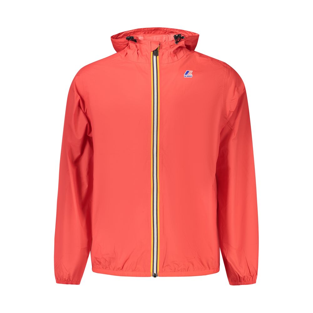 K-WAY Red Polyamide Men's Men's Jacket