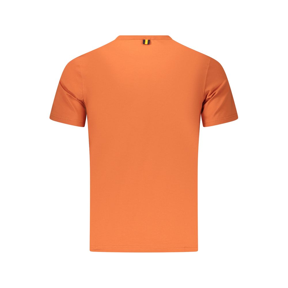 K-WAY Orange Cotton Men's T-Shirt