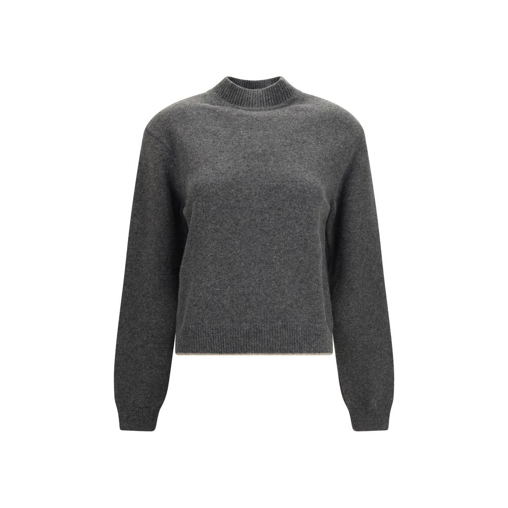 Jacquemus Gray Cashmere Women's Sweatshirt