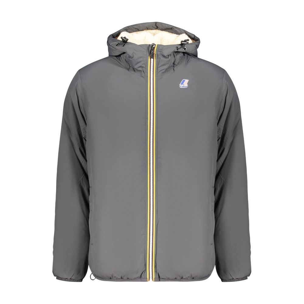 K-WAY Grey Polyamide Men's Men's Jacket