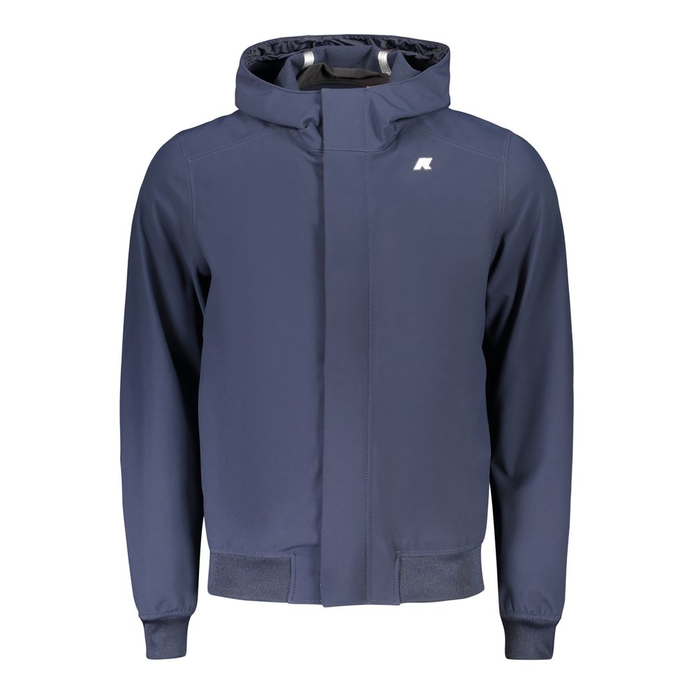 K-WAY Blue Polyester Men's Men's Jacket