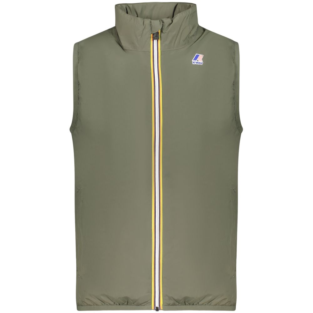 K-WAY Verde Poliammide Men's Men's Outerwear