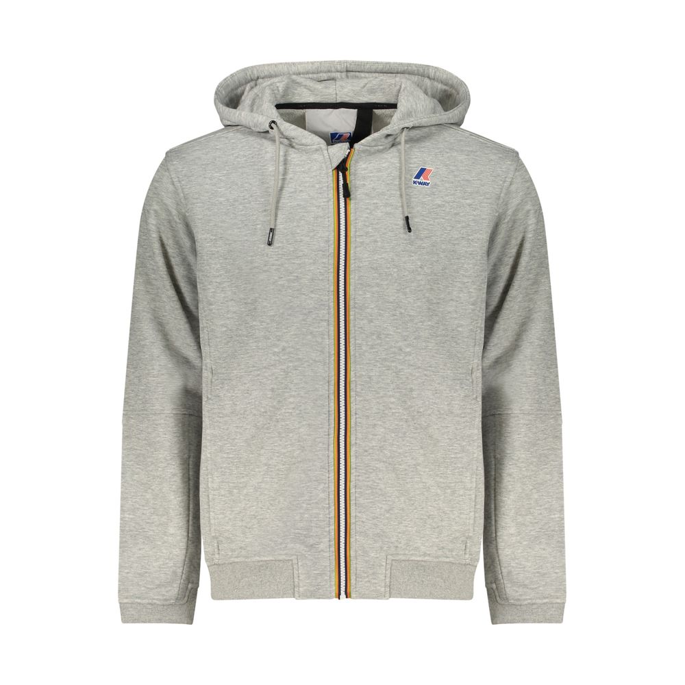 K-WAY Gray Polyester Men Men's Sweatshirt
