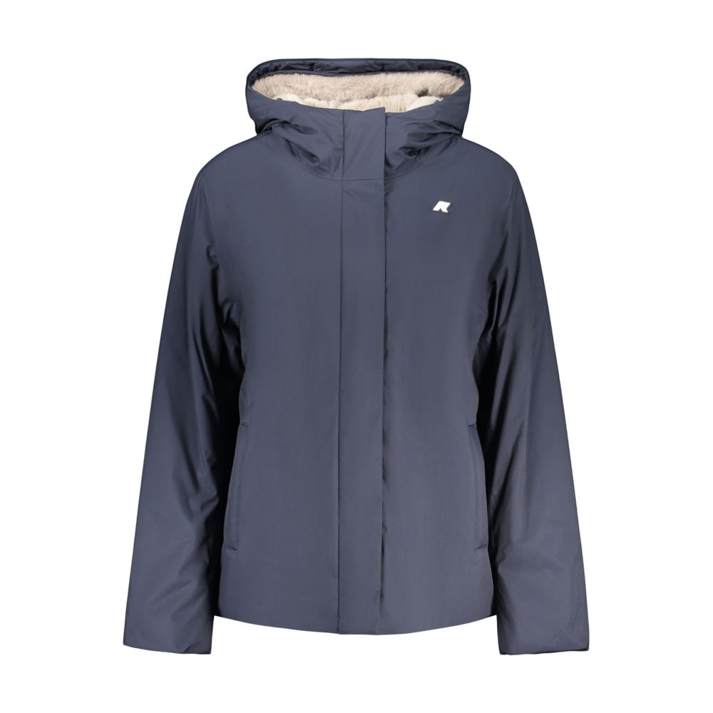 K-WAY Blue Polyester Women's Women's Jacket