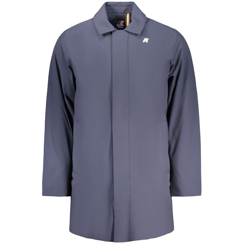 K-WAY Blue Polyamide Men's Men's Jacket