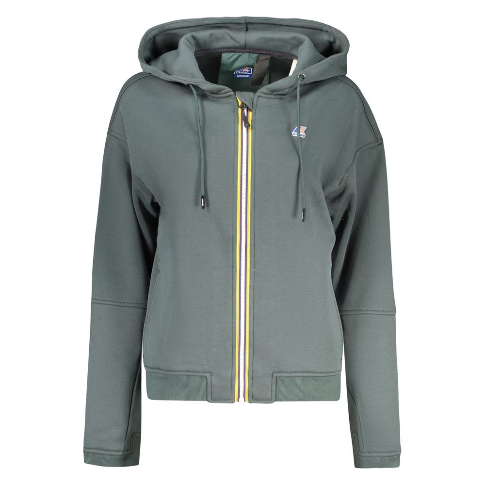 K-WAY Green Polyester Women's Women's Sweatshirt