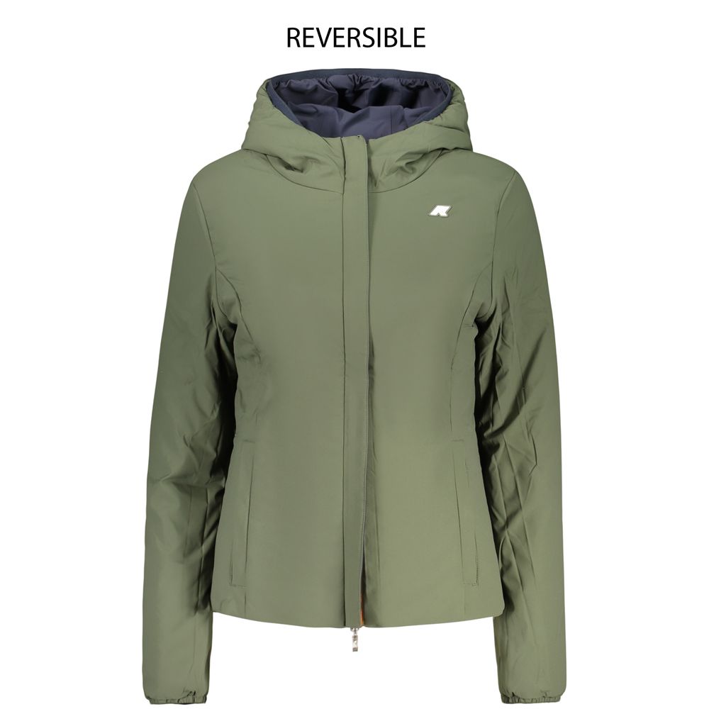 K-WAY Blue Nylon Women's Women's Jacket