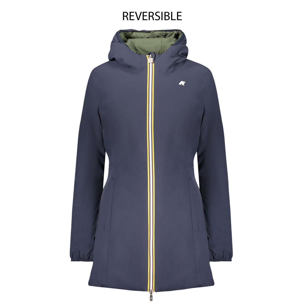K-WAY Blue Nylon Women's Women's Jacket