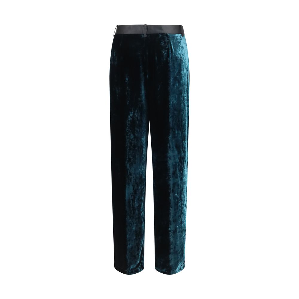 Forte_Forte Bicolor Viscose Dress Women's Pants