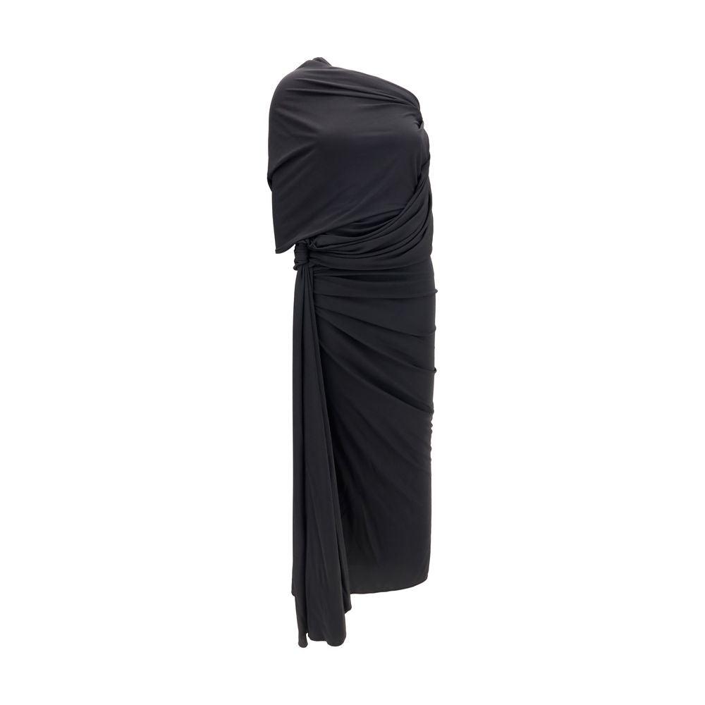 Balenciaga Black Viscose Cocktail Women's Dress