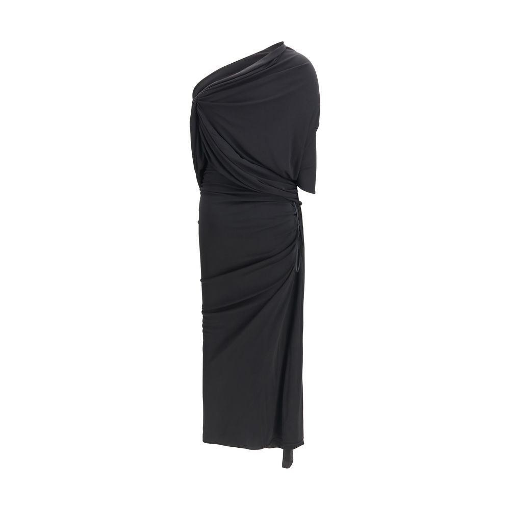 Balenciaga Black Viscose Cocktail Women's Dress