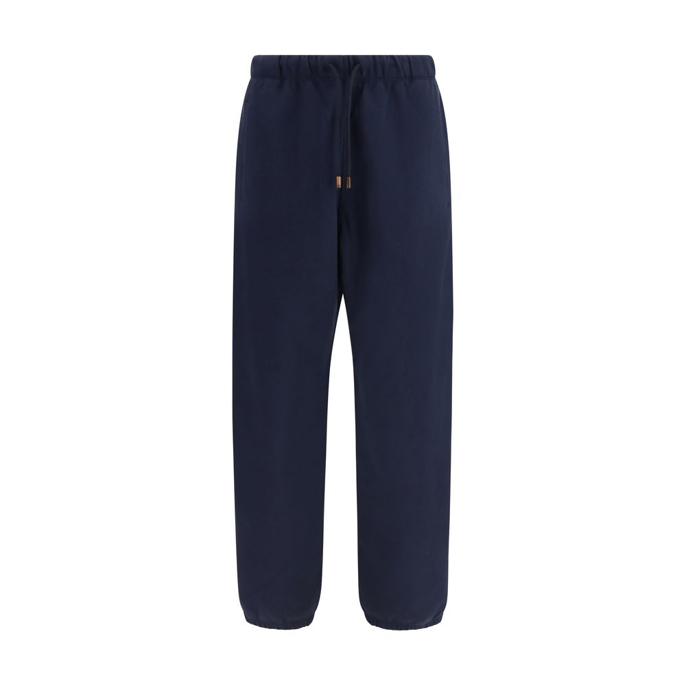 Umit Benan Blue Cotton Joggers (Workout Men's Pants)