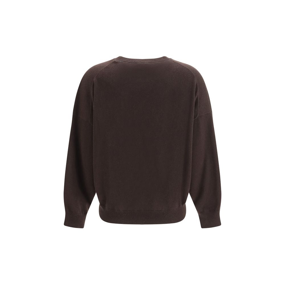 Brunello Cucinelli Brown Cashmere Women's Sweater
