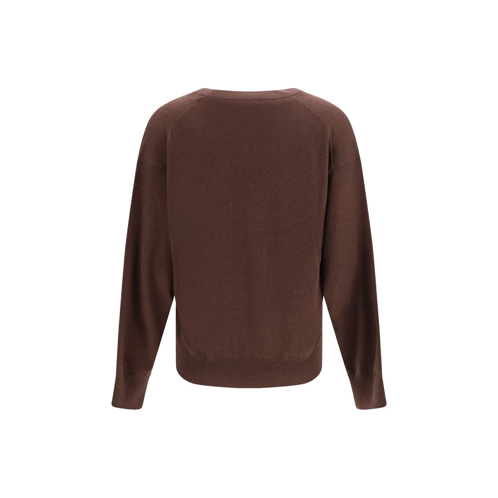 Brunello Cucinelli Brown Cashmere Women's Sweater