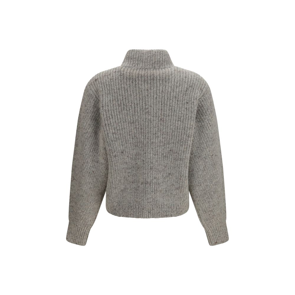 Fabiana Filippi Gray Wool Oves Aries Women's Sweatshirt