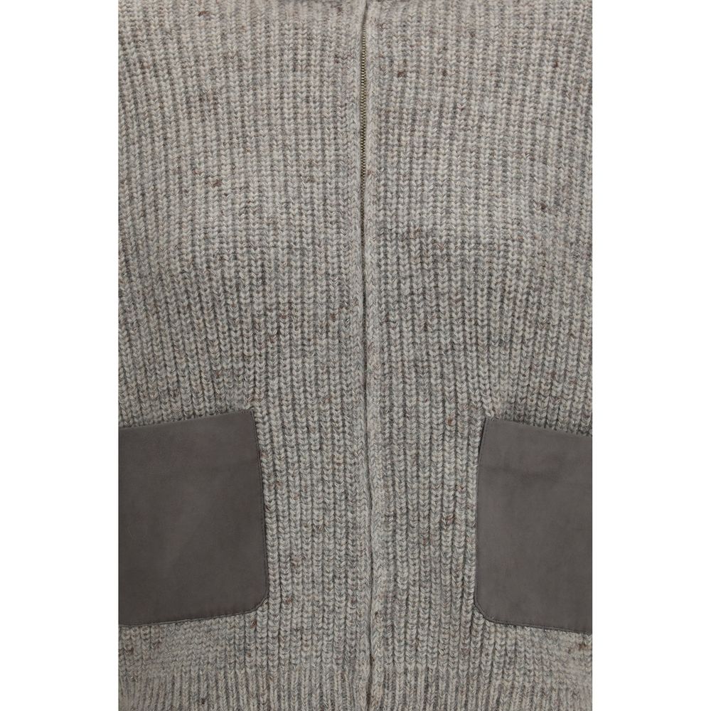Fabiana Filippi Gray Wool Oves Aries Women's Sweatshirt