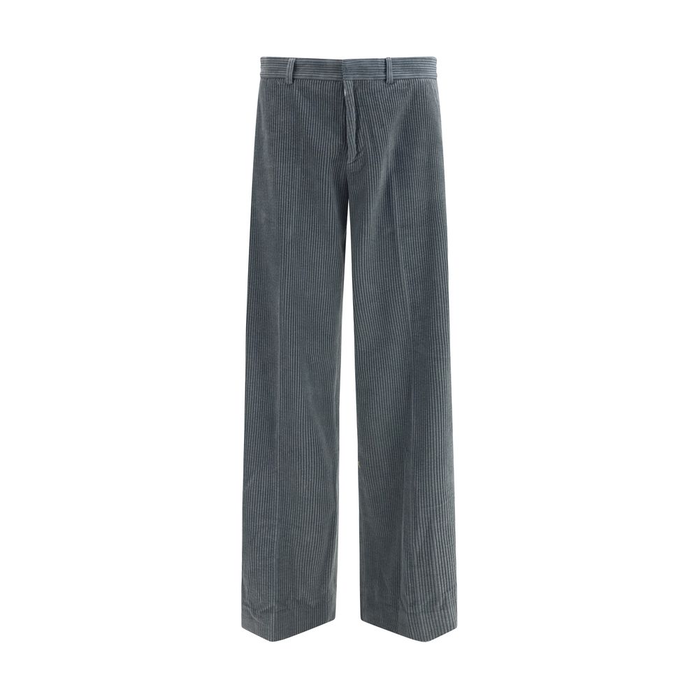 Magliano Gray Cotton Casual Men's Pants
