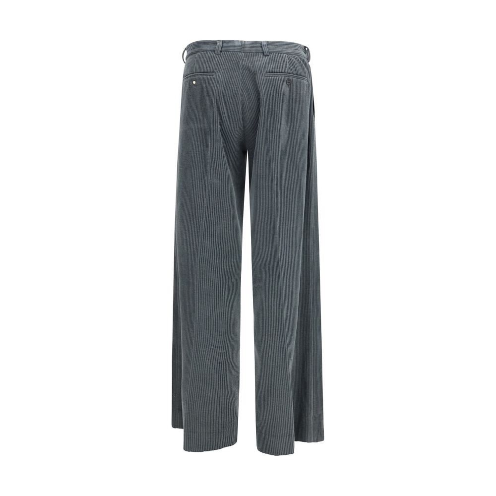 Magliano Gray Cotton Casual Men's Pants
