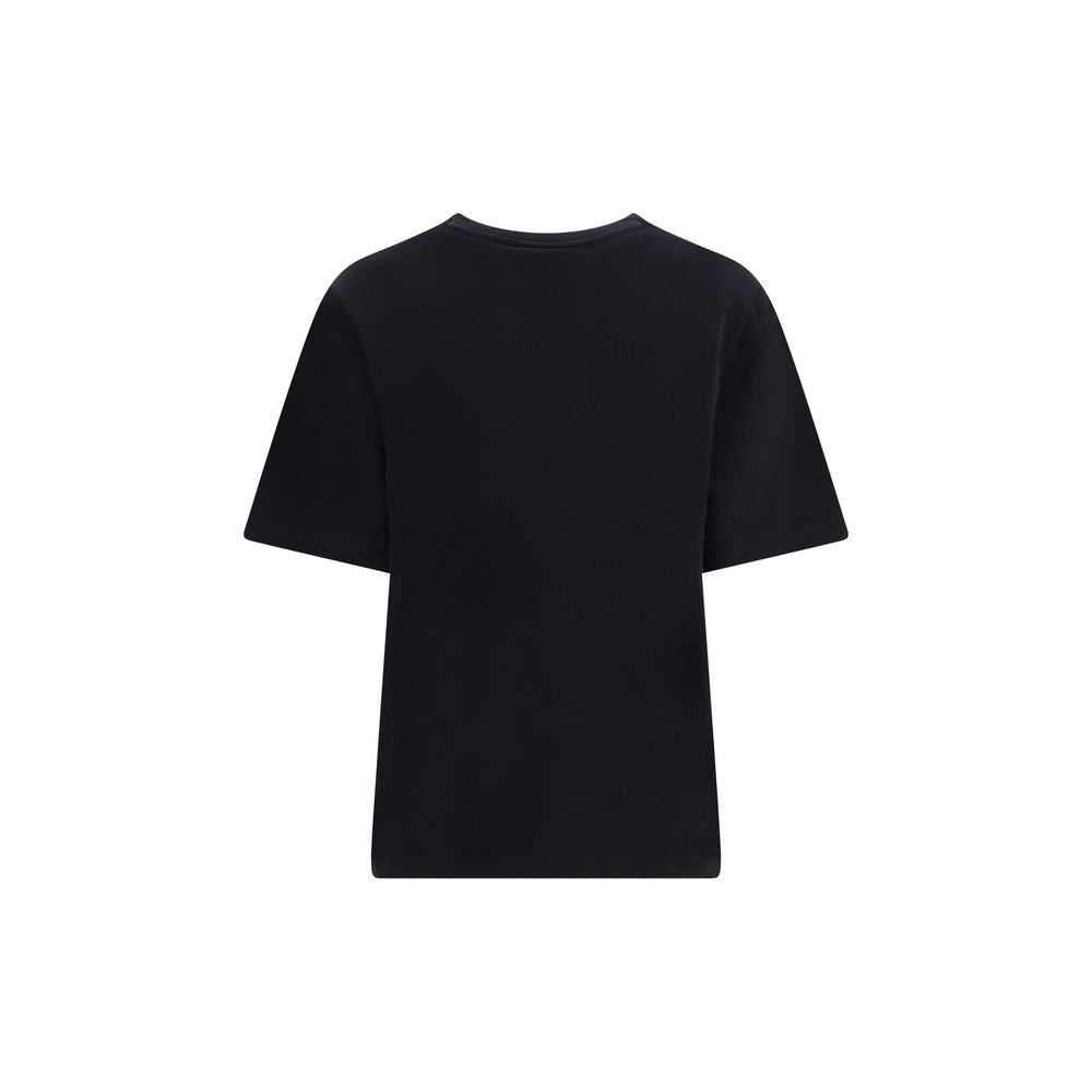 Maison Kitsuné Black Cotton Women's T-Shirt