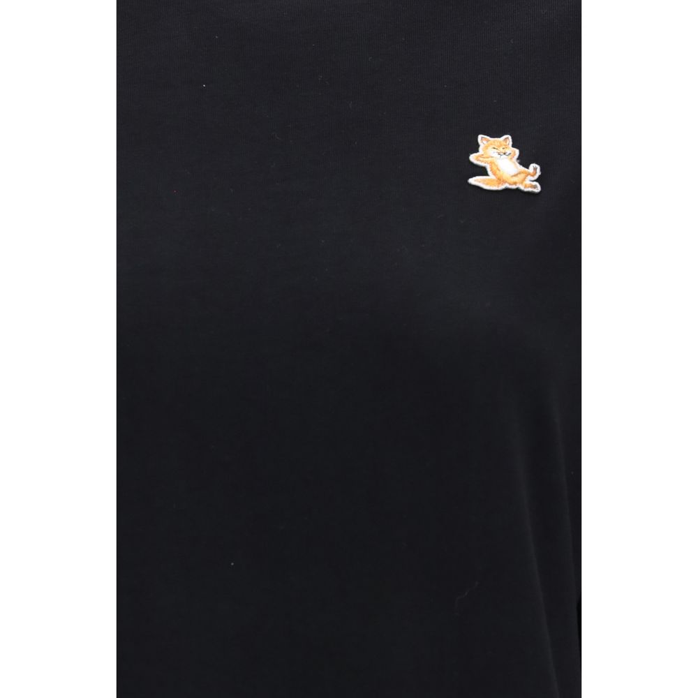 Maison Kitsuné Black Cotton Women's T-Shirt