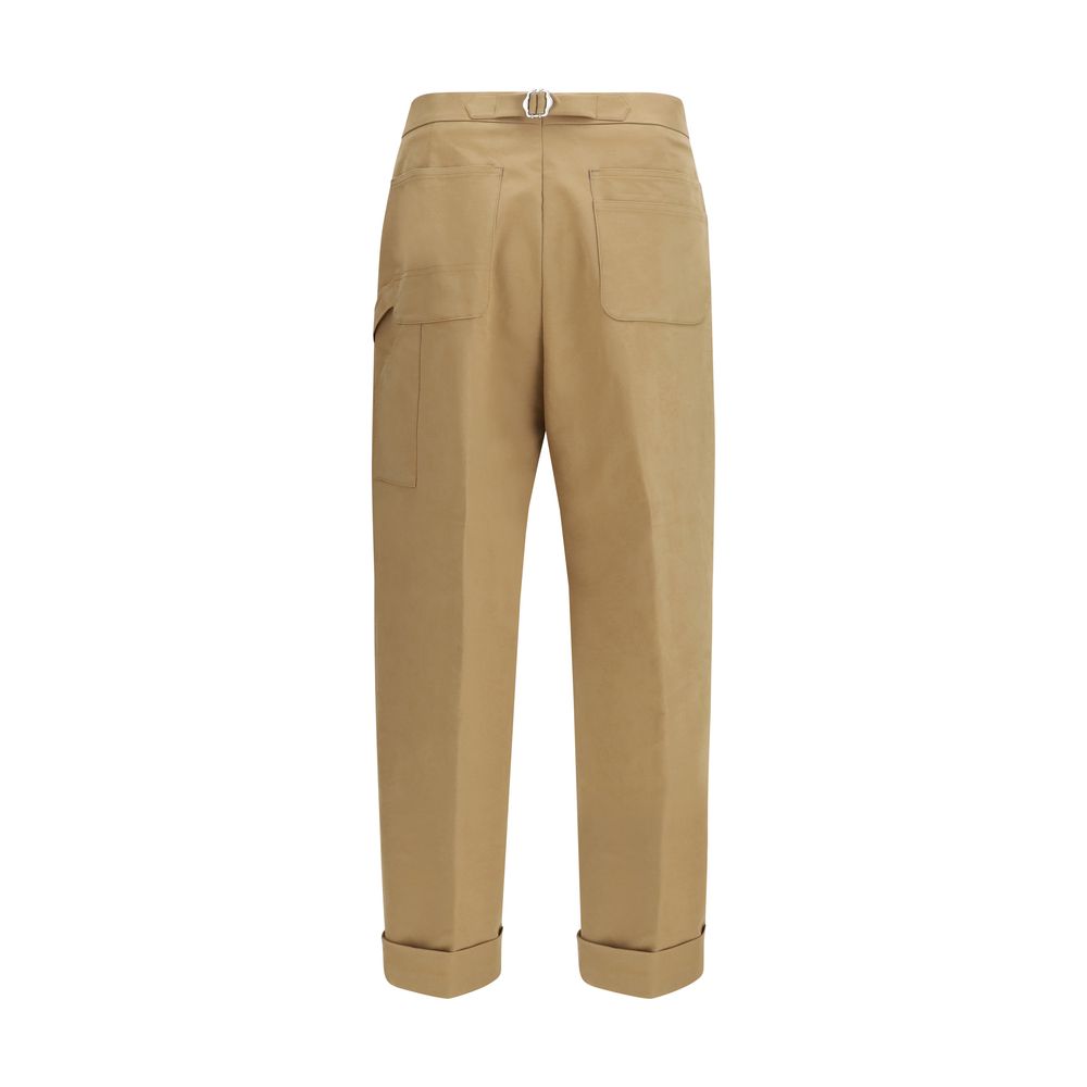 Umit Benan Beige Cotton Casual Men's Pants