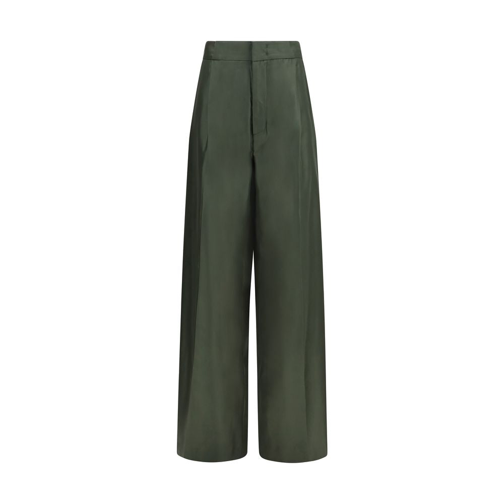 SA SU PHI Bicolor Silk Casual Women's Pants