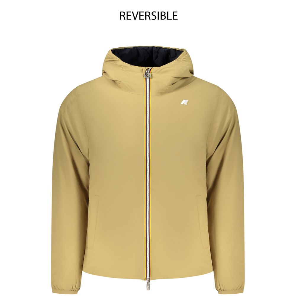 K-WAY Beige Nylon Men's Men's Jacket