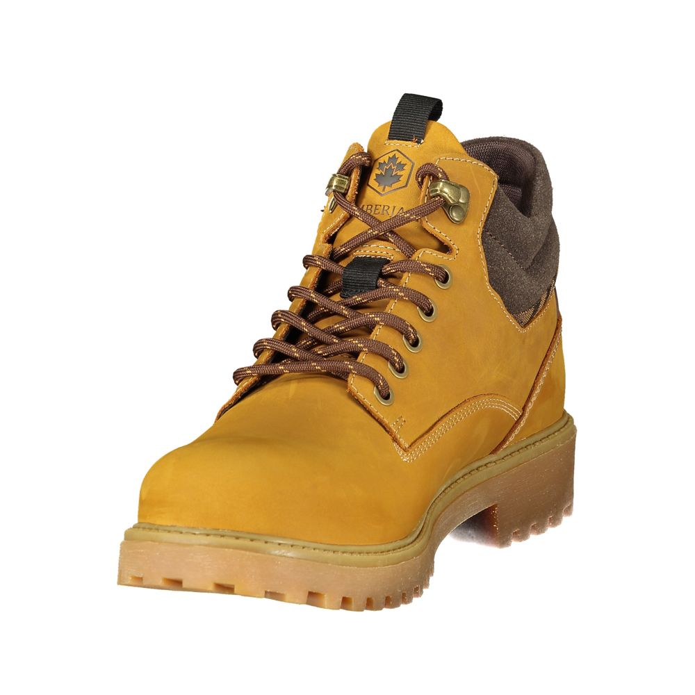Lumberjack Yellow Leather Mens Men's Sneaker