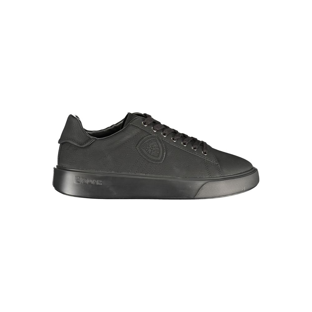Blauer Black Polyester Athletic Men's Sneakers