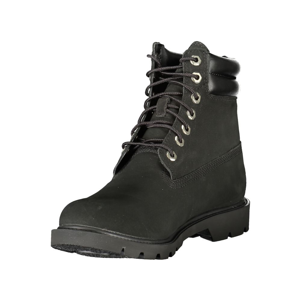 Timberland Nero Leather Men Ankle Men's Boot