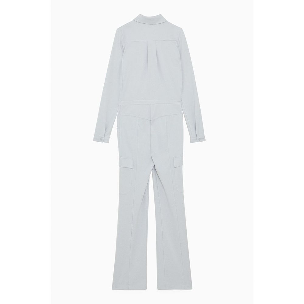 Patrizia Pepe Gray Polyester Women's Jumpsuit
