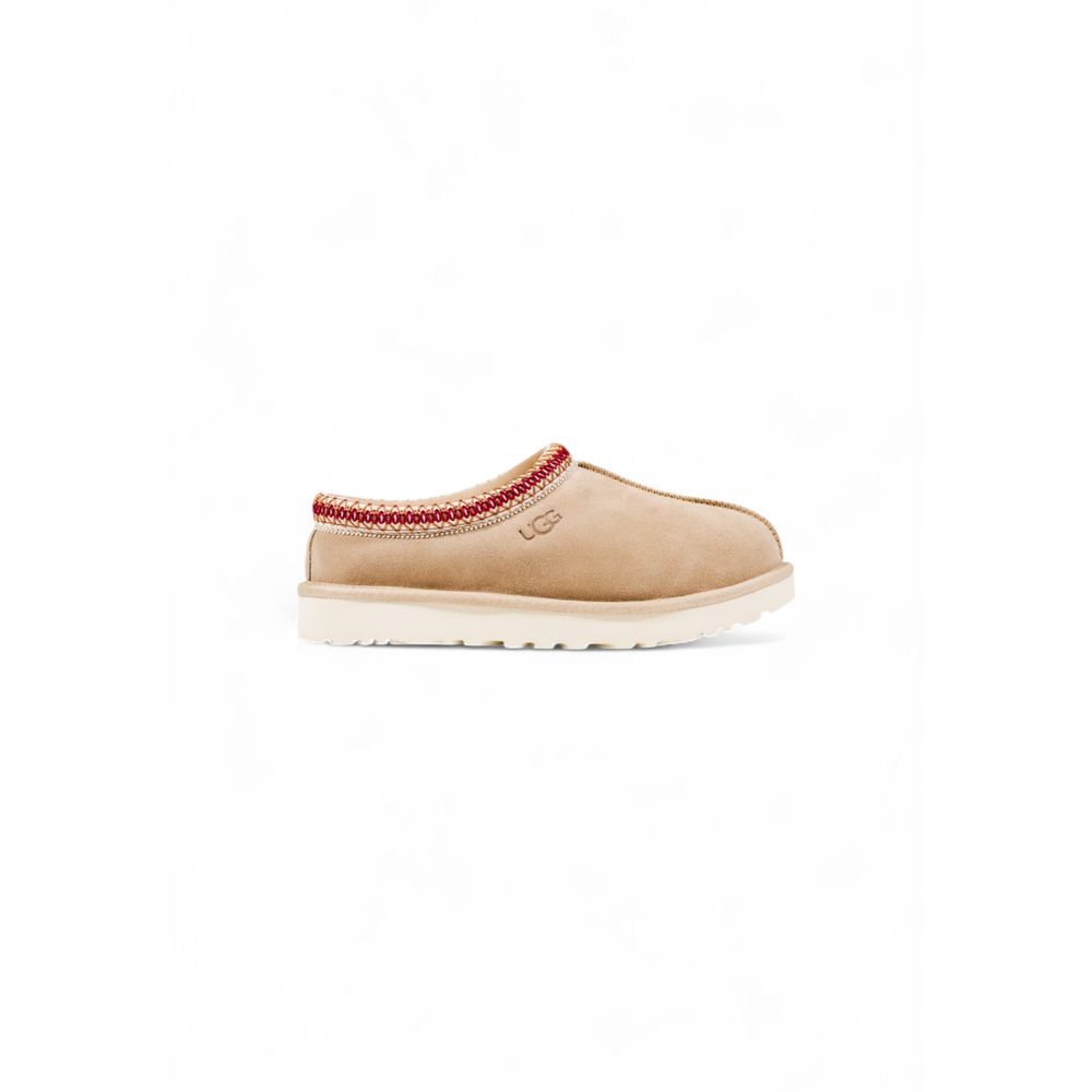 UGG Beige Leather Ankle Women's Boots