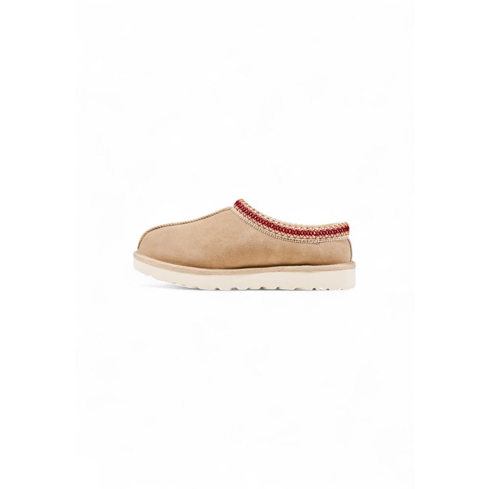 UGG Beige Leather Ankle Women's Boots