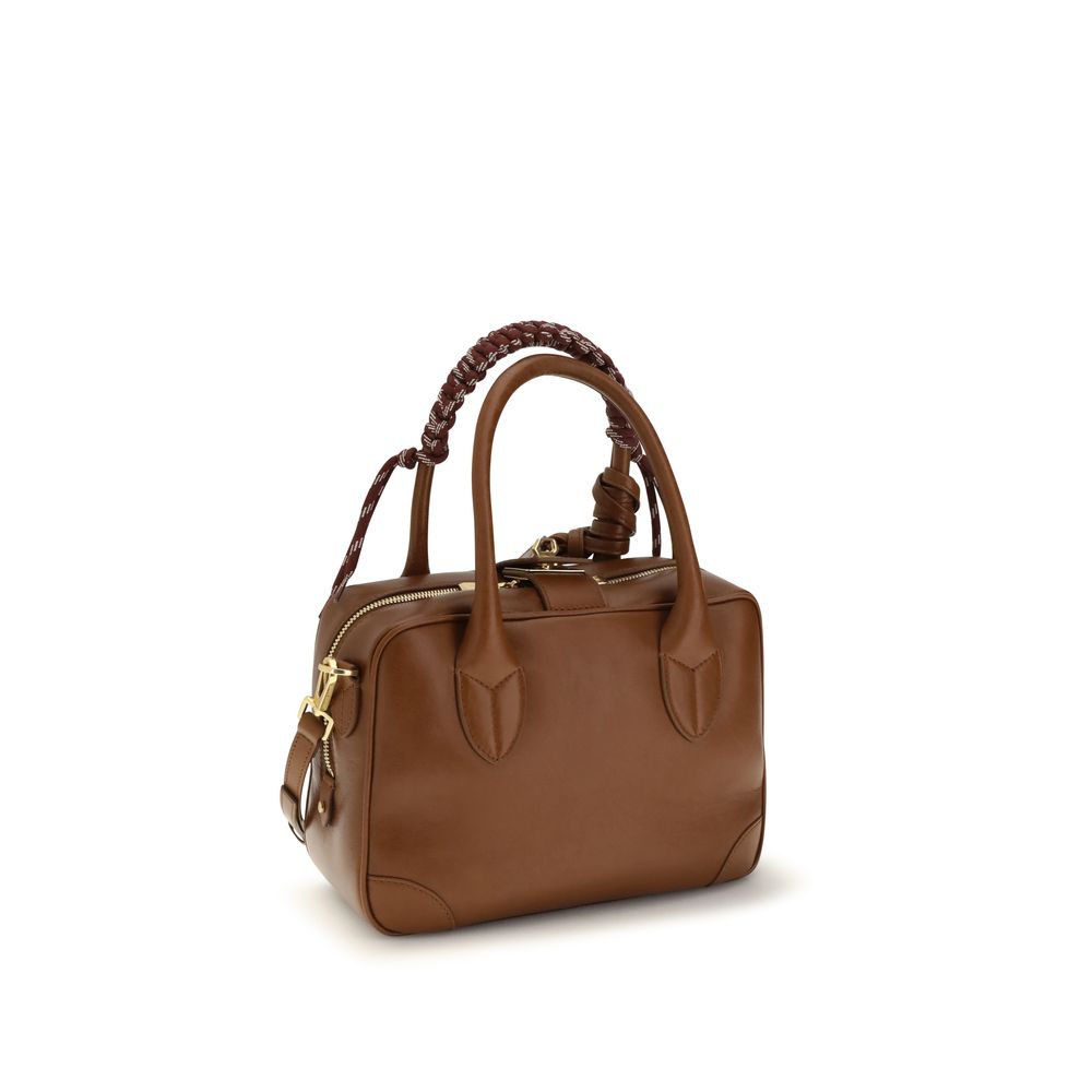 Golden Goose Brown Calf Leather Bos Taurus Women's Handbag