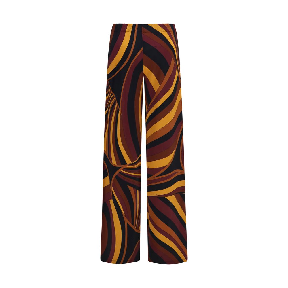 Emilio Pucci Multicolor Viscose Casual Women's Pants