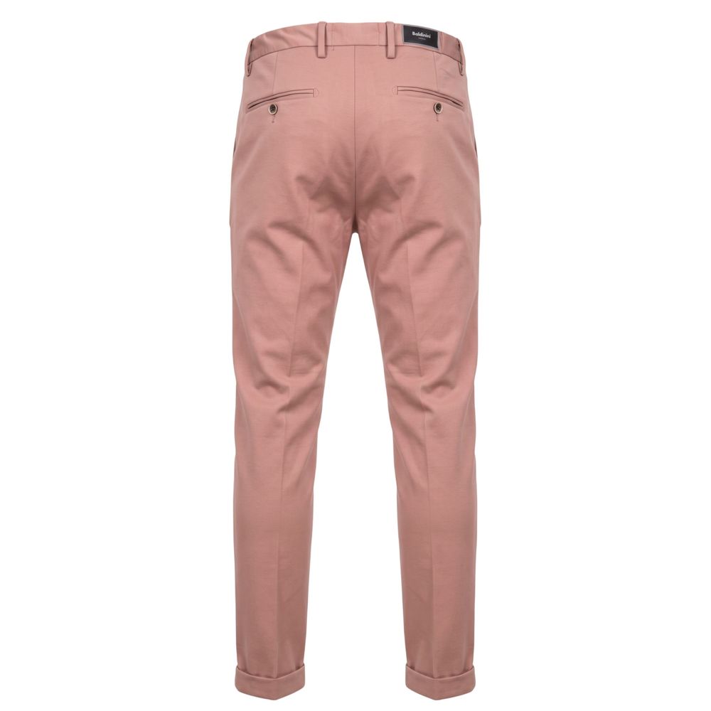 Baldinini Trend Pink Viscose Men Men's Pant