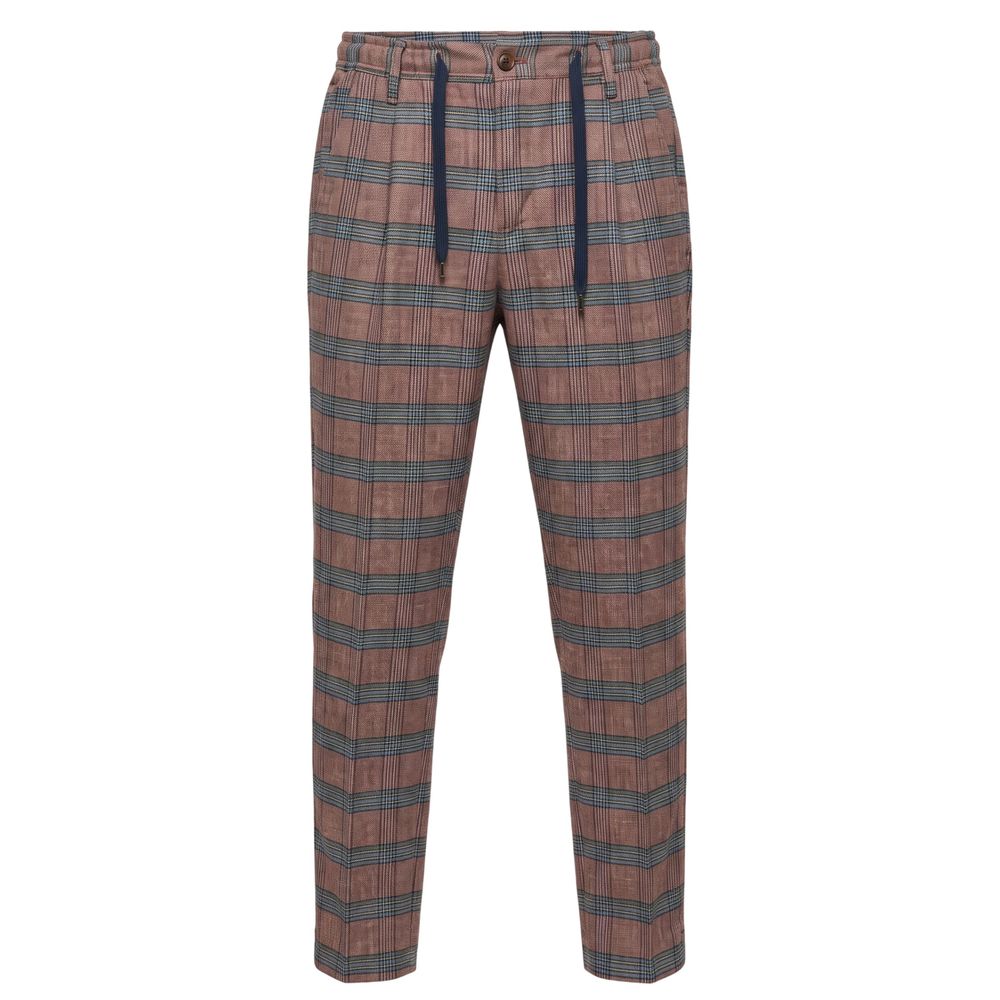 Baldinini Trend Red Cotton Men Men's Pants