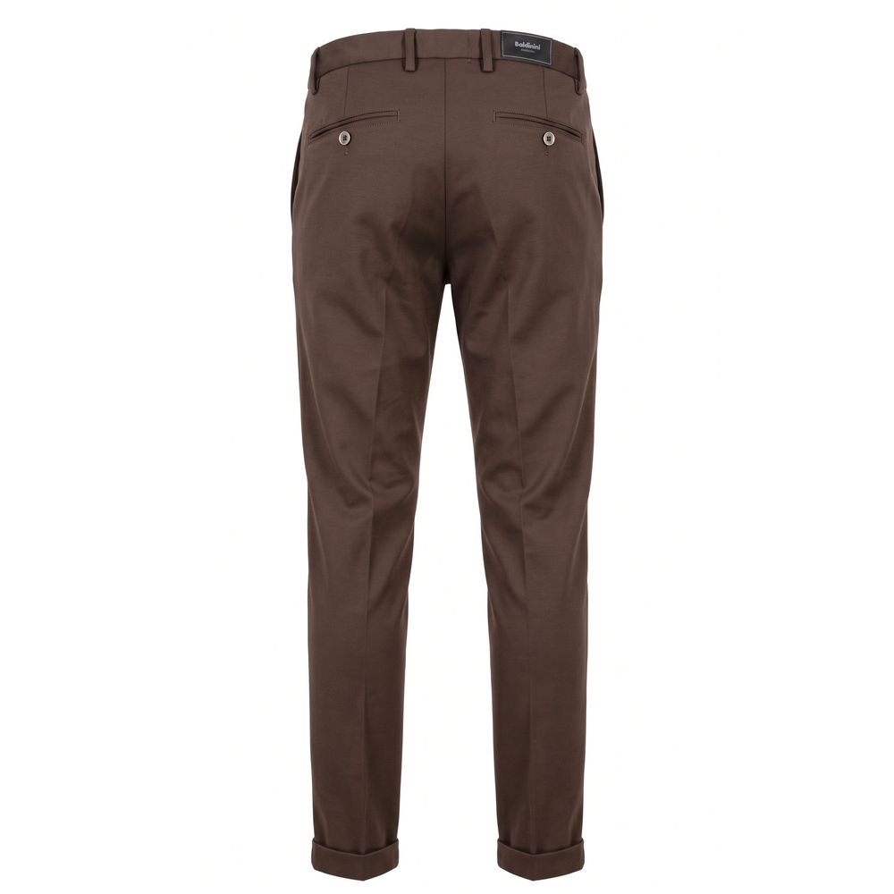 Baldinini Trend Brown Viscose Men Men's Pants