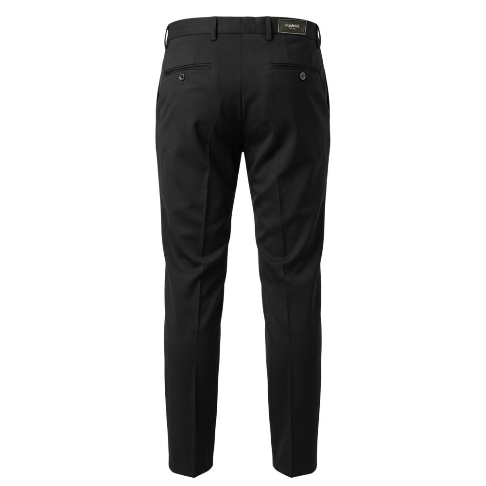 Baldinini Trend Black Viscose Men Men's Pants