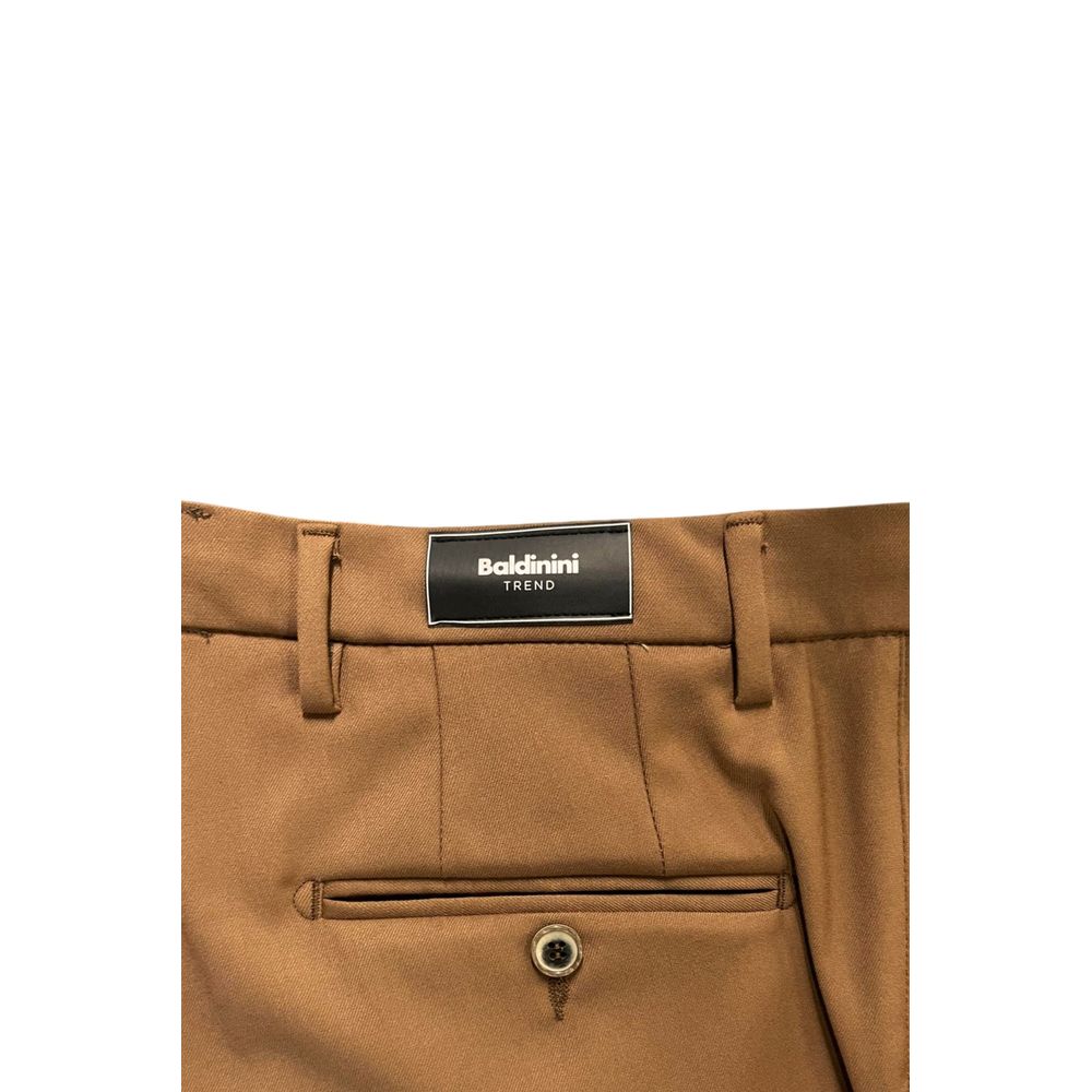 Baldinini Trend Brown Viscose Men Men's Pants