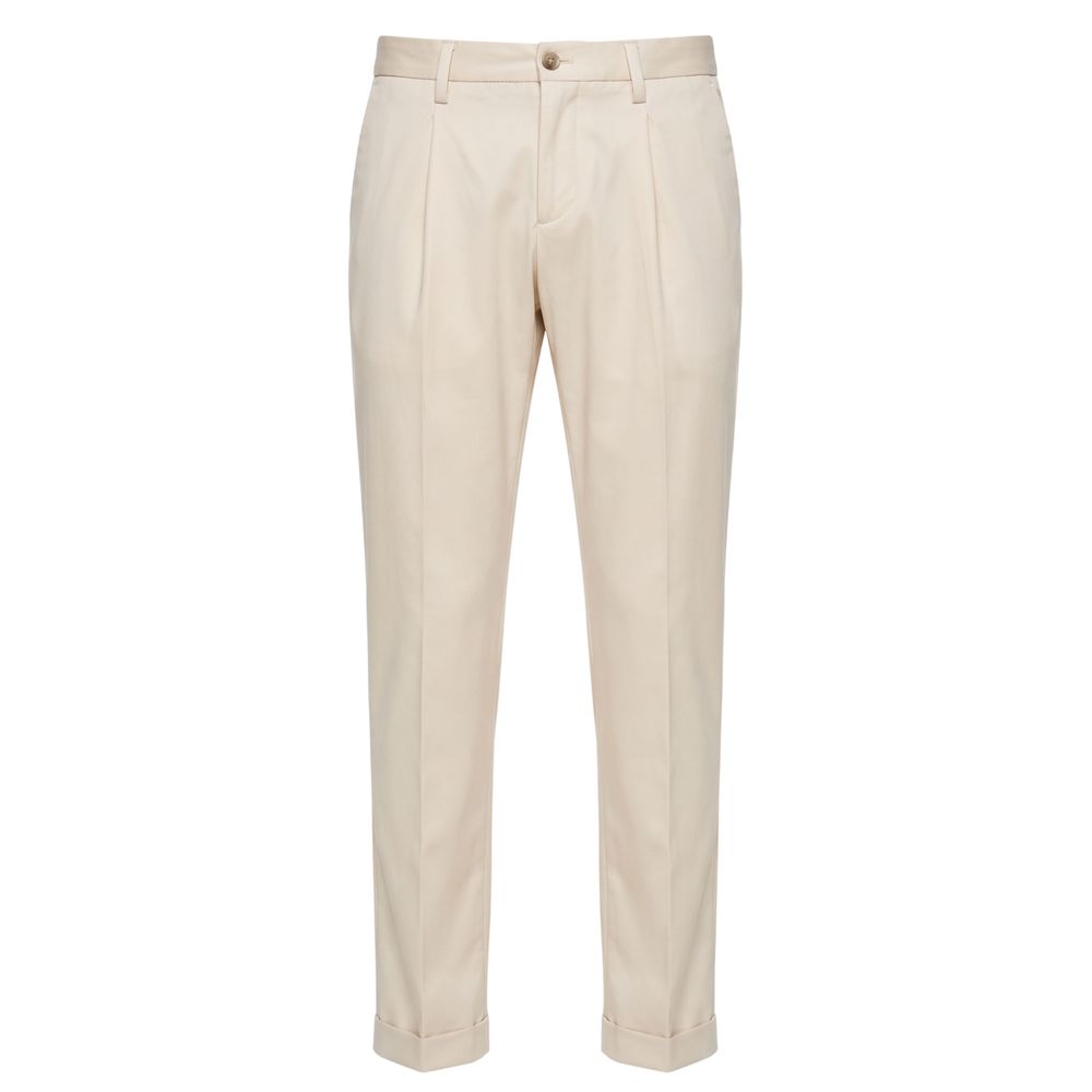Baldinini Trend White Viscose Men Men's Pants