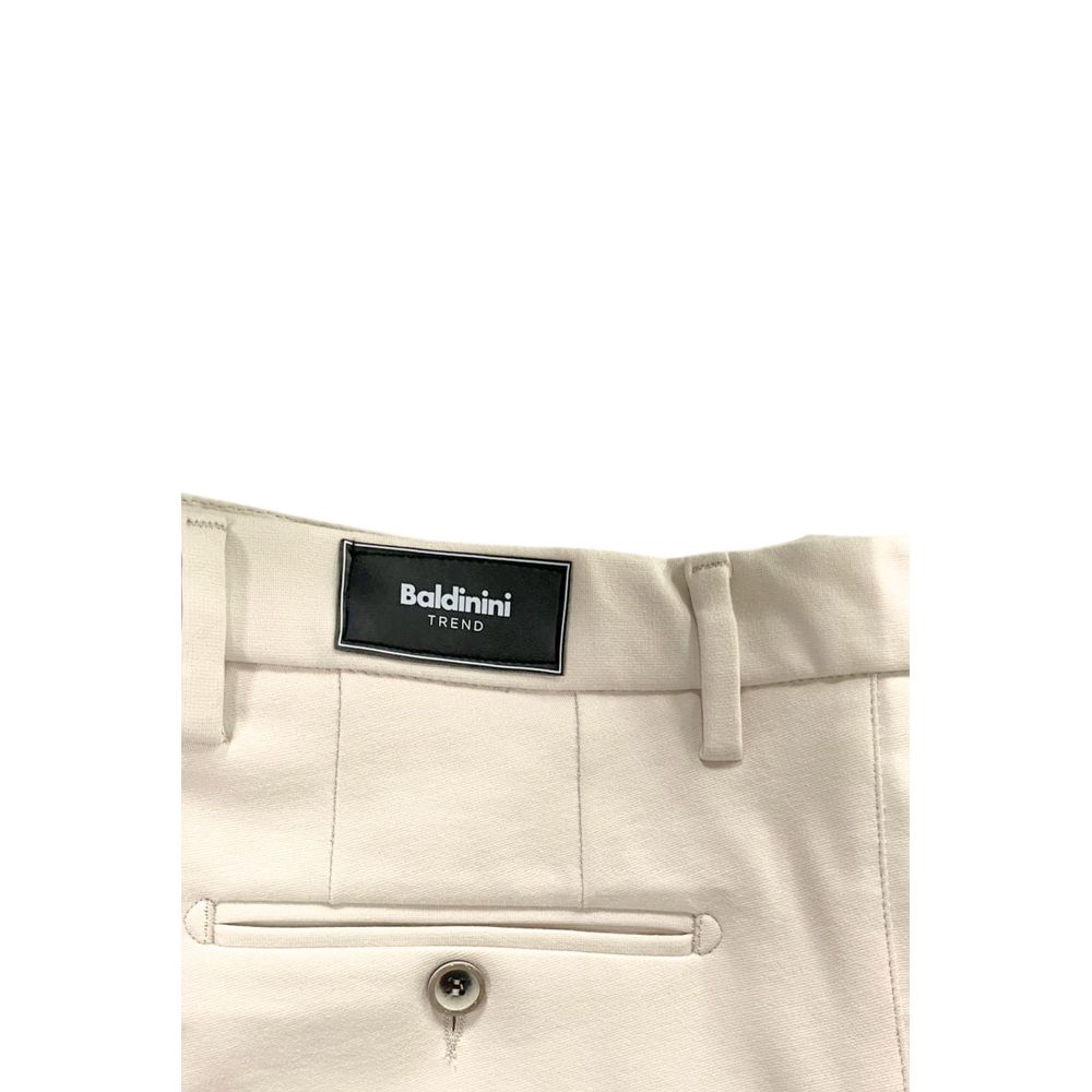 Baldinini Trend White Viscose Men Men's Pants