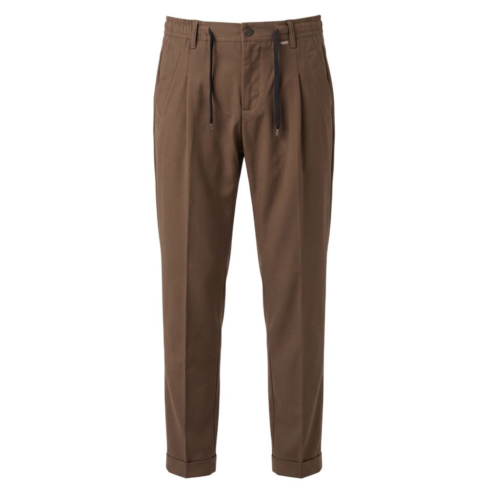 Baldinini Trend Brown Cotton Mens Men's Pants