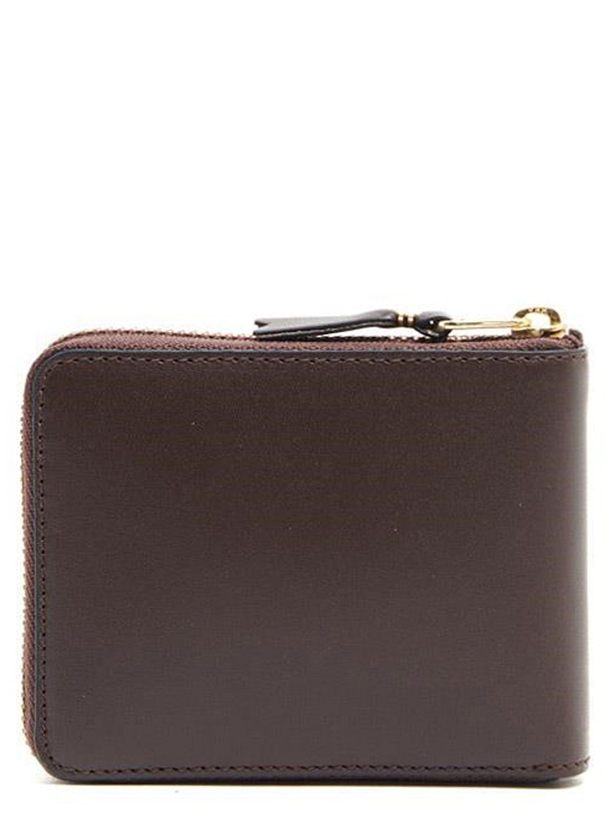Comme Des Garçons Brown Cowhide Leather Men's Wallet