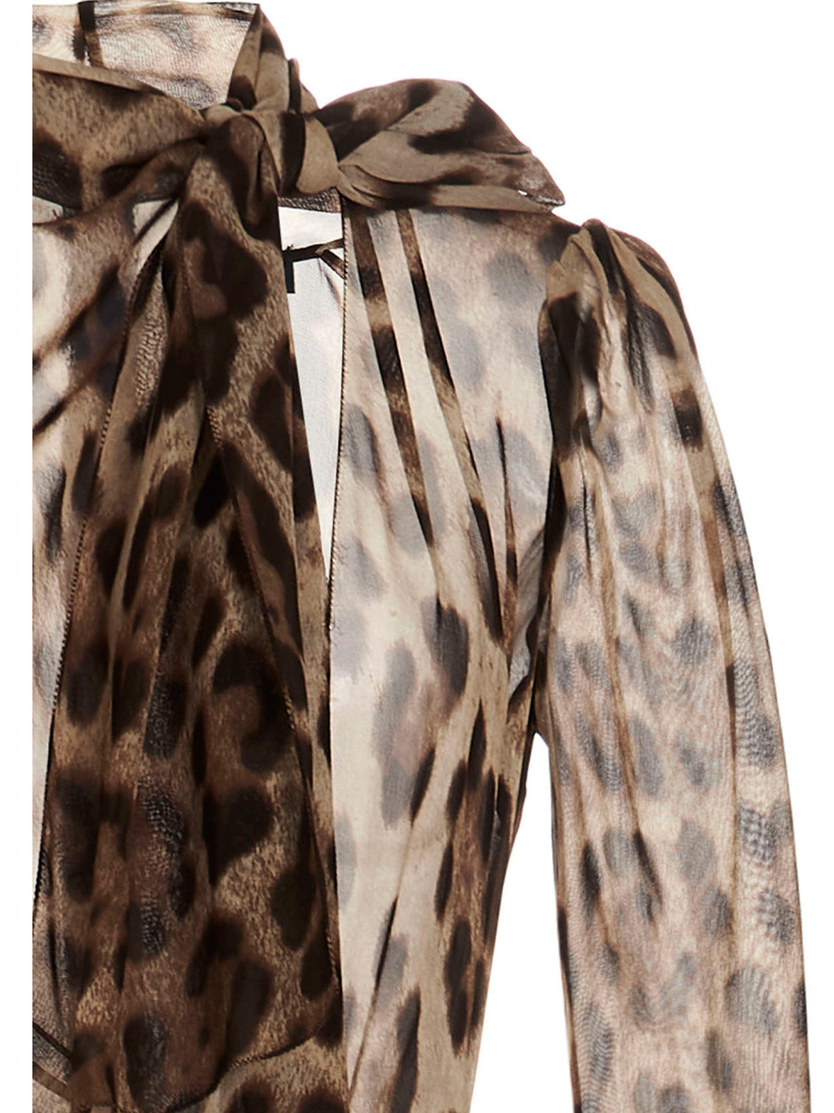 Dolce & Gabbana Brown Silk Casual Women's Dress