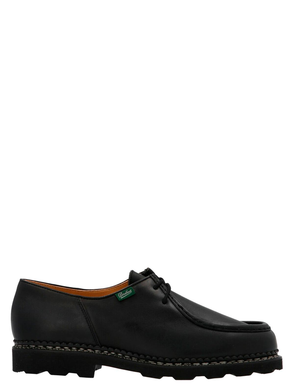 PARABOOT Black Calfskin Oxfords And Men's Derbies