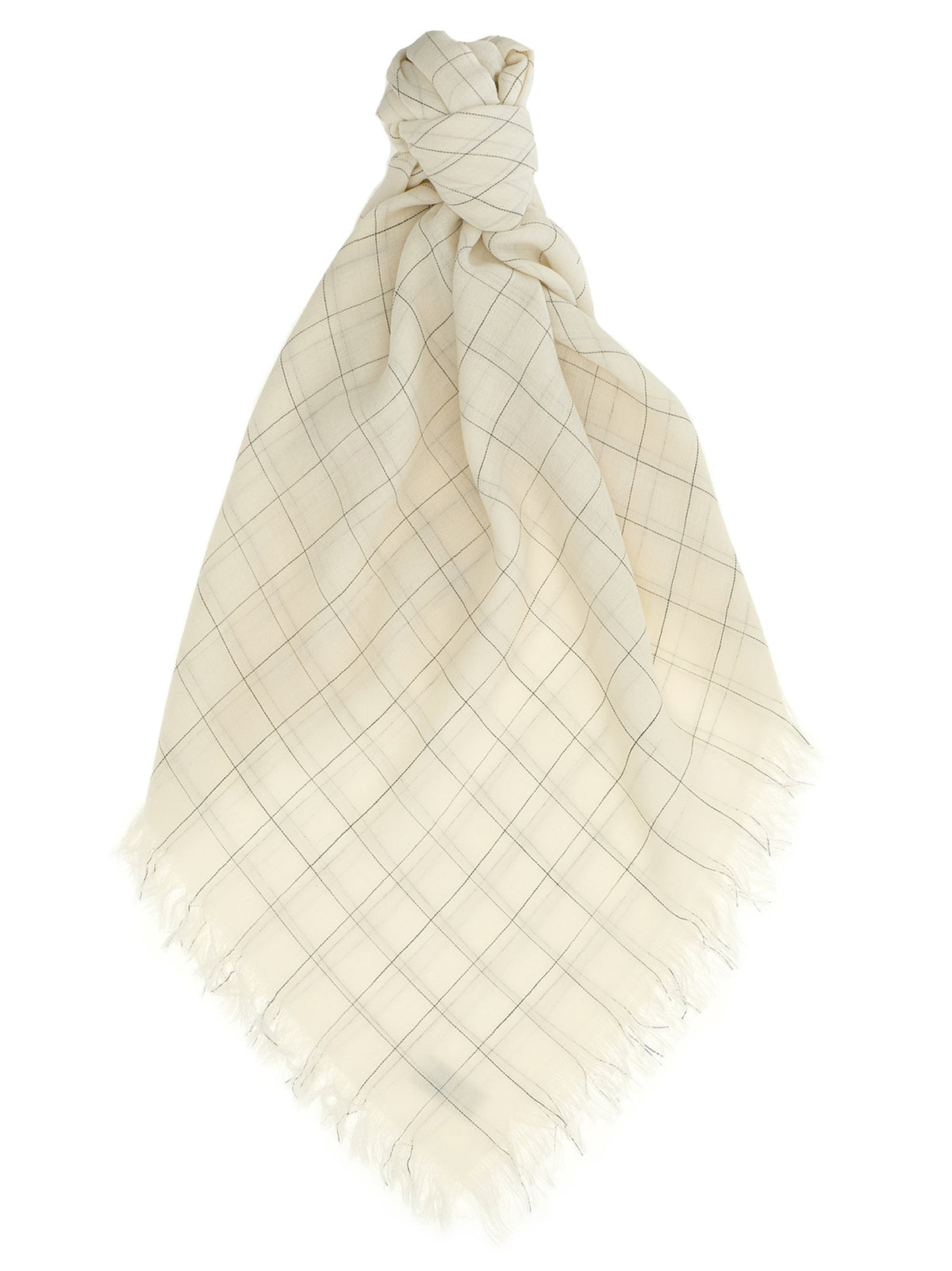 TOTEME White Wool Women's Foulard