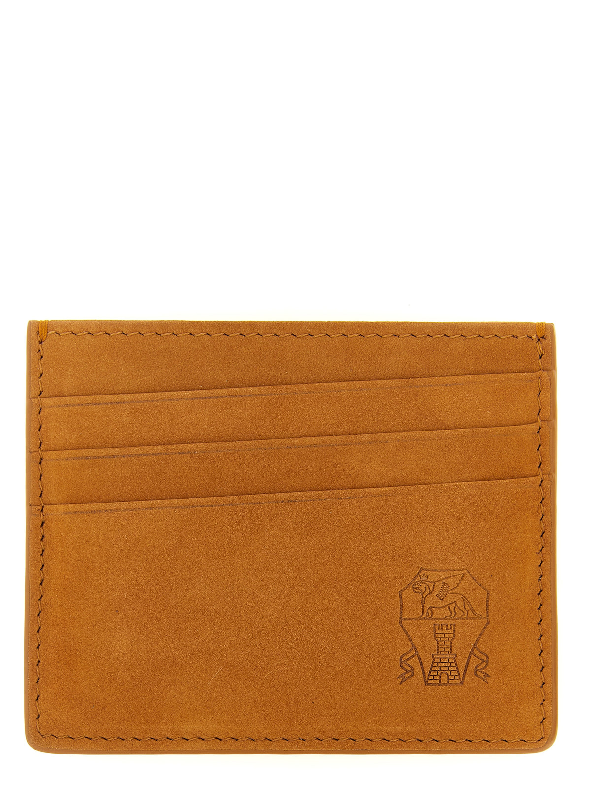 Brunello Cucinelli Brown Calfskin Men's Cardholder