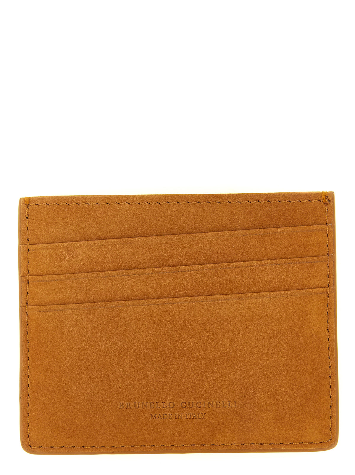 Brunello Cucinelli Brown Calfskin Men's Cardholder