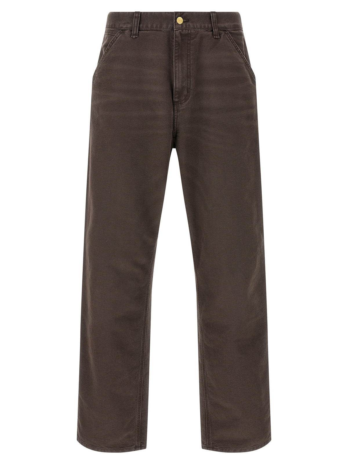 Carhartt Wip Brown Organic Cotton Casual Men's Pants